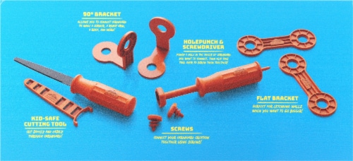 Elmer's Build It Tools - Cardboard Screwdriver and Holepunch