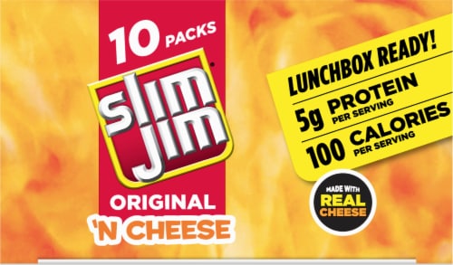 Slim Jim® Original 'N Cheese Perspective: top