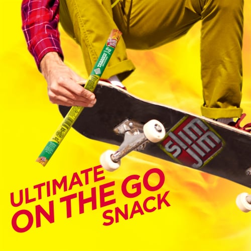 Slim Jim Giant Sized Tabasco Meat Snack Stick Perspective: top