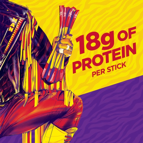 Slim Jim Original Savage Size Meat Stick Meat Snack Perspective: top