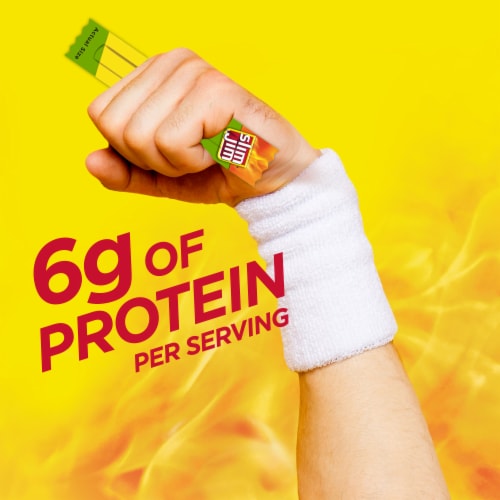 Slim Jim Vlasic Dill Pickle Snack Size Meat Sticks Perspective: top
