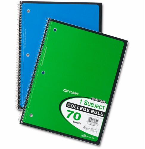 Lil Drug Store Top Flight One Subject Notebook - Assorted Perspective: top