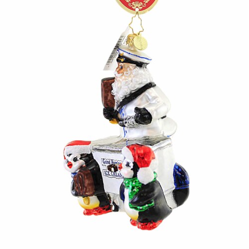 Christopher Radko Good Humor Ice Cream Dreams Glass Ornament 1021180 Perspective: top