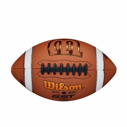 Wilson GST Composite Official Football Perspective: top
