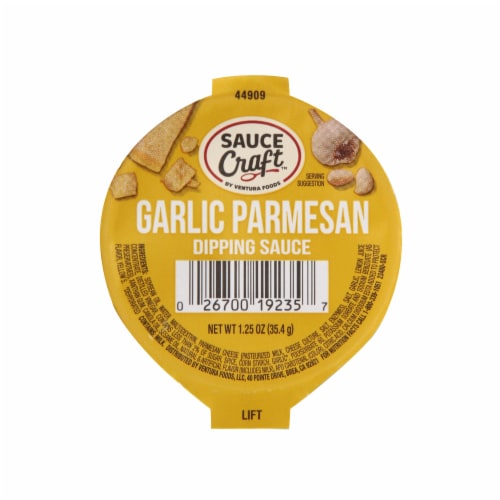 Sauce Craft™ Garlic Parmesan Dipping Sauce Perspective: top
