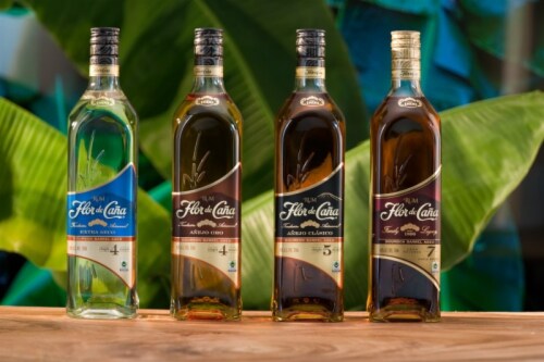 Flor de Cana® 4 Extra Seco Rum Perspective: top