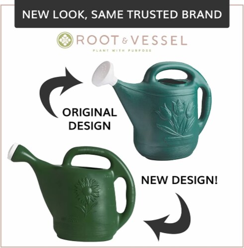 Novelty Classic Watering Can, Green, 2 Gallon Perspective: top
