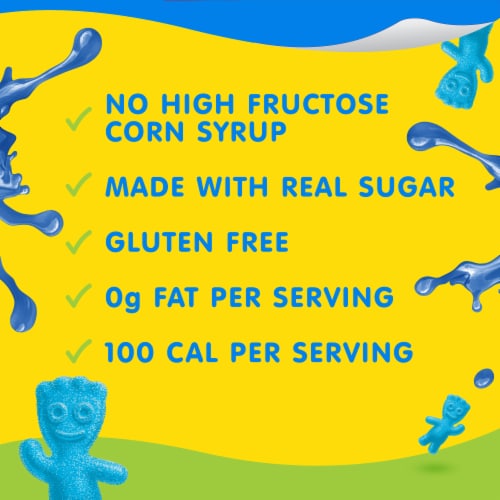 Snack Pack Sour Patch Kids Blue Raspberry Juicy Gels Perspective: top