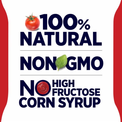 Hunt's 100% Natural Tomato Ketchup Perspective: top