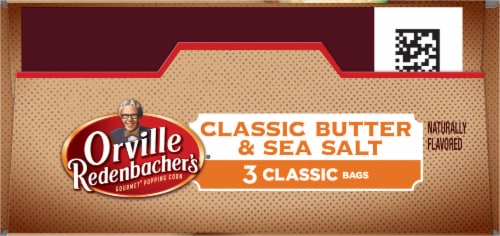 Orville Redenbacher's® Naturals Light Classic Butter & Sea Salt Microwave Popcorn Perspective: top