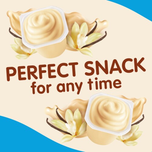 Snack Pack Zero Sugar Vanilla Pudding Perspective: top