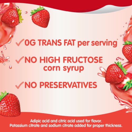 Snack Pack® Strawberry Juicy Gels™ Gelatin Cups Perspective: top