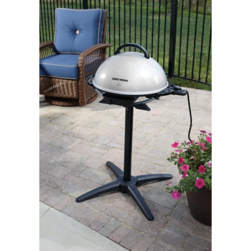 George Foreman 240 Sq. In. Indoor Outdoor Electric Grill GFO240S 1 Food 4 Less
