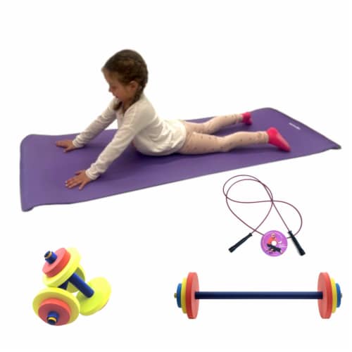 Kids barbell set cheap