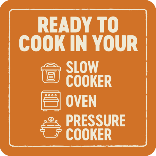 Tyson® Slow Cooker Pork Roast Meal Kit with Vegetables & Seasoning Boneless Family Size Perspective: top
