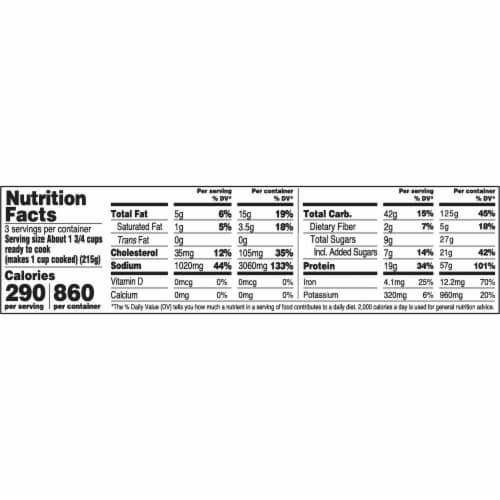 Tyson® Hibachi Style Beef Stir Fry Skillet Kit with Noodles Vegetables & Teriyaki Sauce Perspective: top