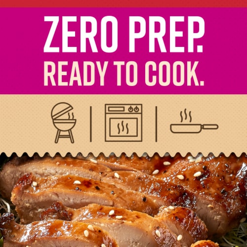 Tyson® Chicken Breast Filets Teriyaki Flavored Freshly Seasoned Boneless Skinless Ready to Cook Perspective: top