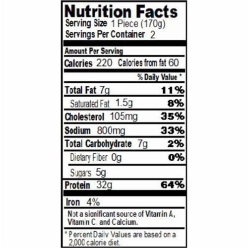 Tyson® Chicken Breast Filets Sweet & Smokey BBQ Freshly Seasoned Boneless Skinless Ready to Cook Perspective: top