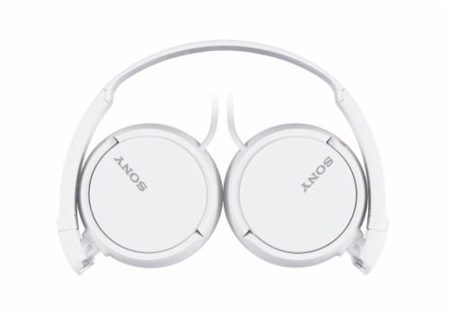 Sony Stereo Headphones - White Perspective: top