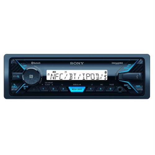 Sony In Dash Single DIN Marine Media Receiver with Bluetooth and