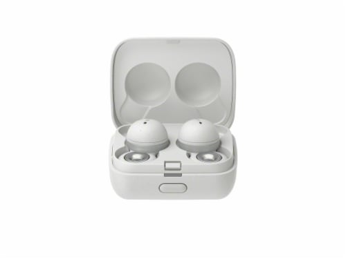 Sony LinkBuds Truly Wireless Earbuds - White Perspective: top