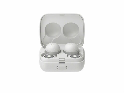 Sony LinkBuds Truly Wireless Earbuds - White Perspective: top