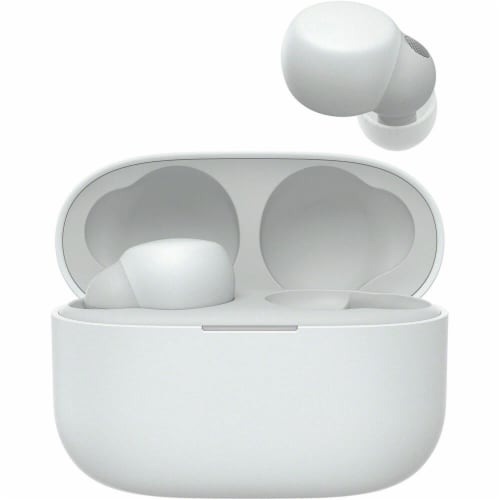 Sony WFLS900NW LinkBuds S True Wireless Noise Canceling Earbuds - White Perspective: top