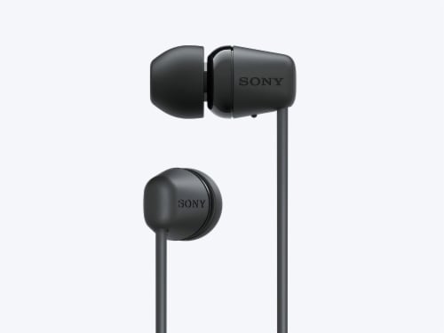Sony Wireless In-Ear Headphones - Black Perspective: top