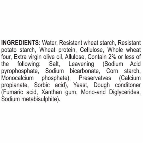 La Banderita Carb Counter Keto Certified Flour Tortillas, Whole Wheat Perspective: top
