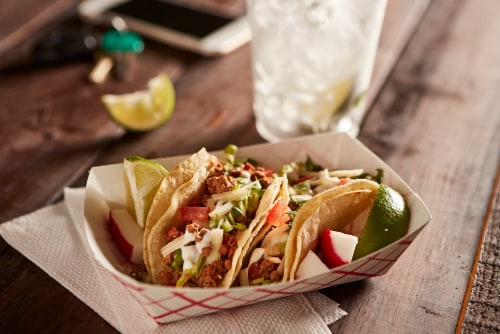 La Banderita White Corn Tortillas Perspective: top