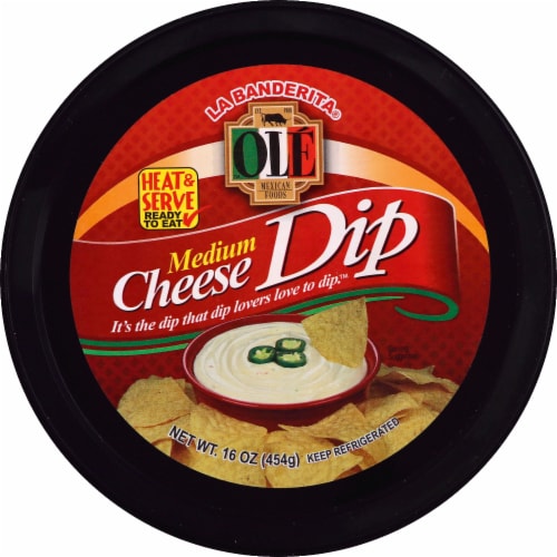 Ole Medium Hot Cheese Dip Perspective: top