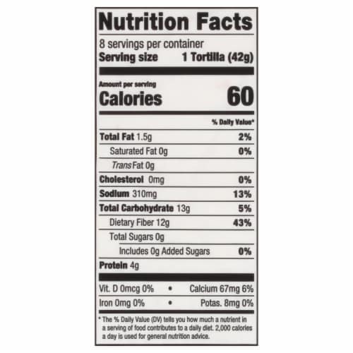 La Banderita Carb Counter Zero Net Carbs Flour Tortillas Perspective: top