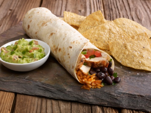 La Banderita Burrito Grande Extra Large Flour Tortilla Perspective: top