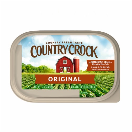 Country Crock Original Vegetable Oil Spread Perspective: top