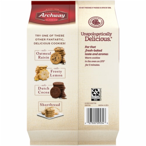 Archway Cookies, Crispy Gingersnap Cookies, 12 Oz Perspective: top