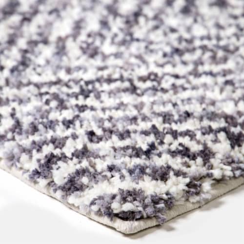 Harrington's Cotton Tail Collection Area Rug - Light Gray Perspective: top