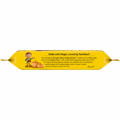 Keebler® Pumpkin Spice Fudge Stripes™ Cookies Perspective: top