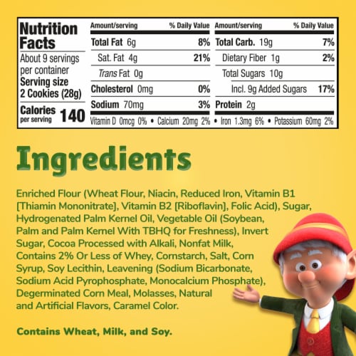 Keebler Fudge Stripes Limited Edition Rocky Road Despicable Me 4 Cookies Perspective: top