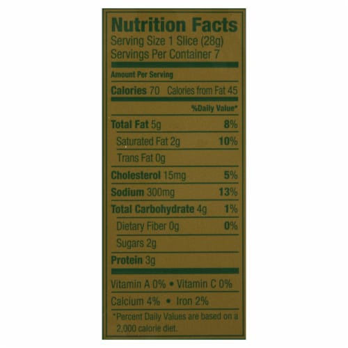 Eckrich Sliced Pickle Loaf Lunch Meat Perspective: top