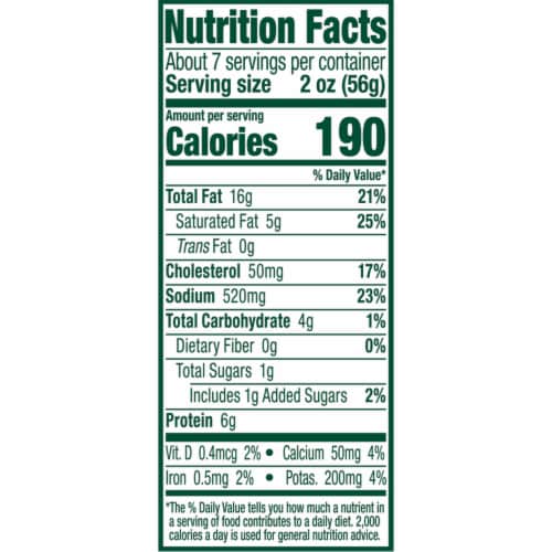 Eckrich® Natural Casing Smoked Sausage Perspective: top