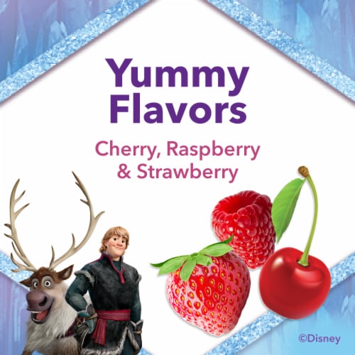 L'il Critters Frozen Berry Flavored Kids Multivitamin Gummies Perspective: top