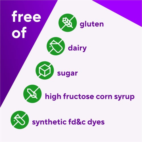 vitafusion Fiber Well Sugar Free Fiber Berry and Peach Flavored Supplement Gummy 5g Perspective: top