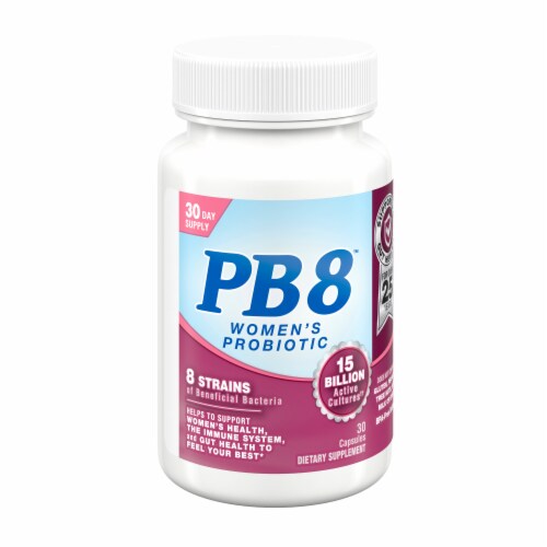 PB8™ Women's Probiotic Dietary Supplement Capsules Perspective: top