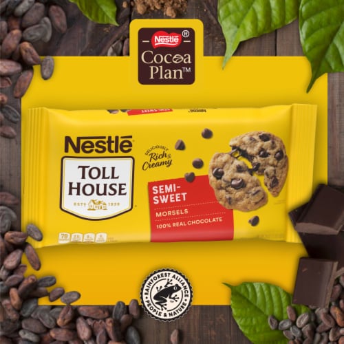 Nestle Toll House Semi Sweet Chocolate Chips Perspective: top