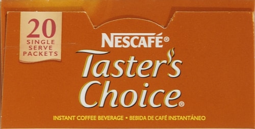 Nescafe Taster's Choice Hazelnut Coffee Packets Perspective: top