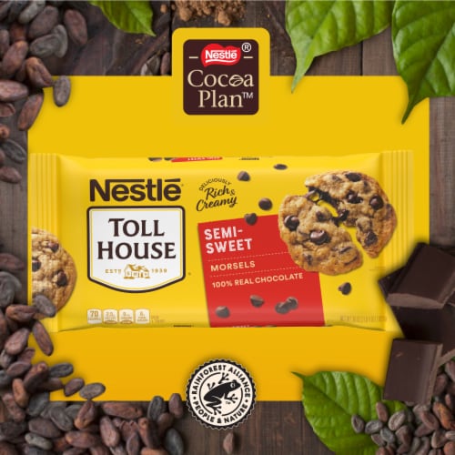 Nestle® Toll House Semi Sweet Chocolate Chips Perspective: top
