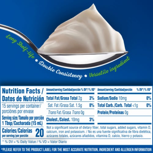 Nestle Media Crema Lite Cream Perspective: top