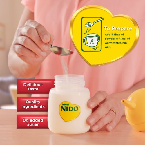 Nestle NIDO Kinder 1+ Toddler Dry Milk Powder Perspective: top