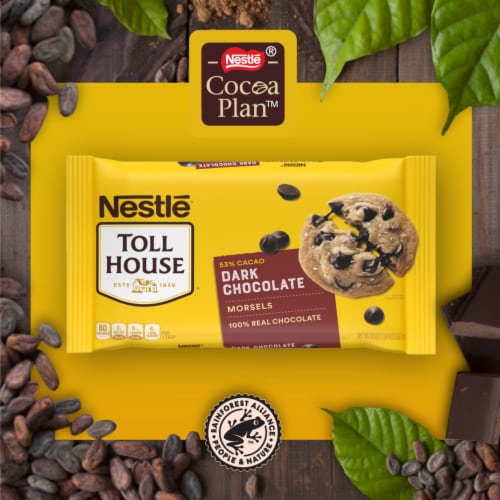 Nestle Toll House Dark Chocolate Chips Perspective: top