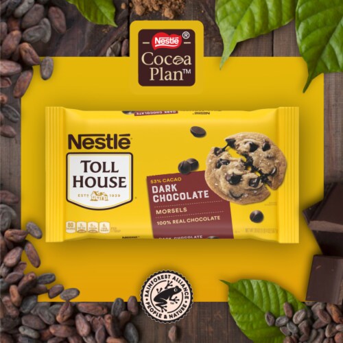 Nestle Toll House Dark Chocolate Chips Perspective: top